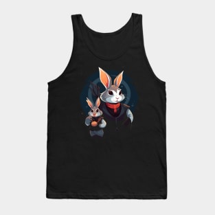 Rabbit Fathers Day Tank Top